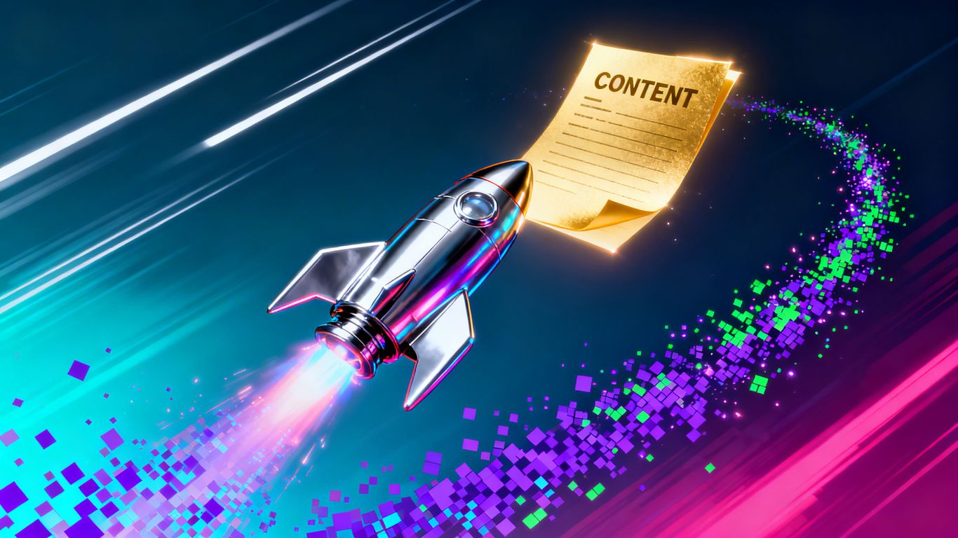 Rocket launching content rapidly