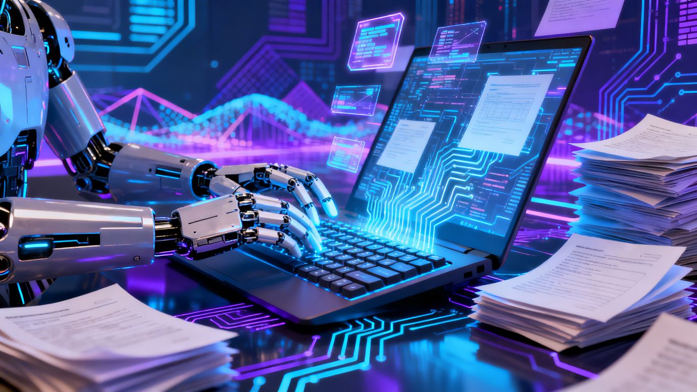 AI generating blog posts automatically