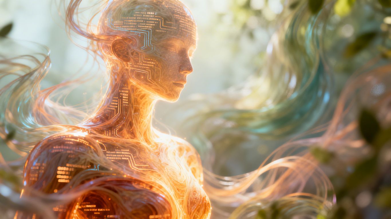 AI transforming into human form